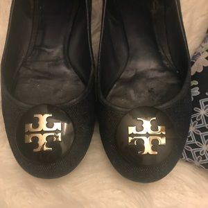 Tory Burch denim reva flats